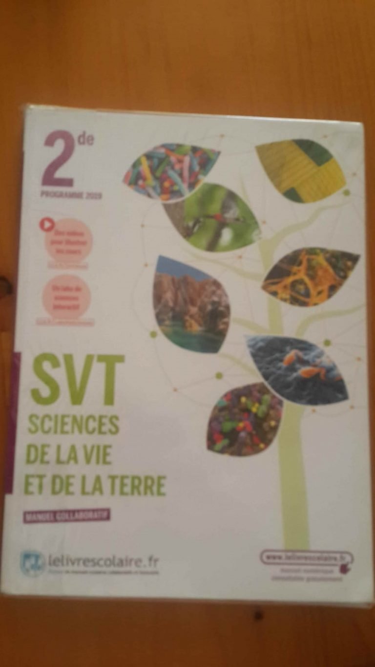 Le Livre Scolaire 2nde Svt Corrigé